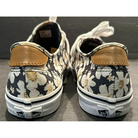 Vans Ultra Cush Camden Deluxe Black/White Floral Print Women's Size 9.5 - Picture 8 of 11